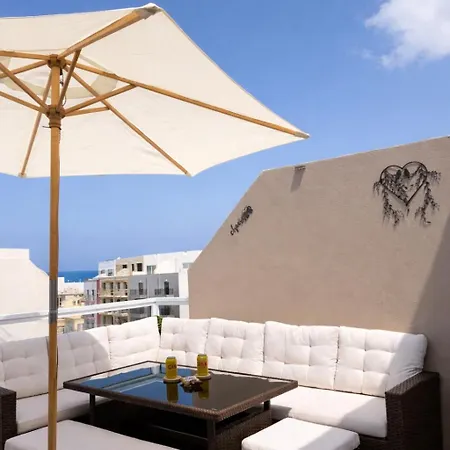 New White Lotus Penthouse 13 St Pauls Bay Malta شقة خليج سانت بول